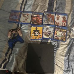 PS4 + Games And Controller 