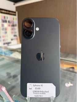IPhone 16 regular black 128GB unlocked 🔥🔥🔥