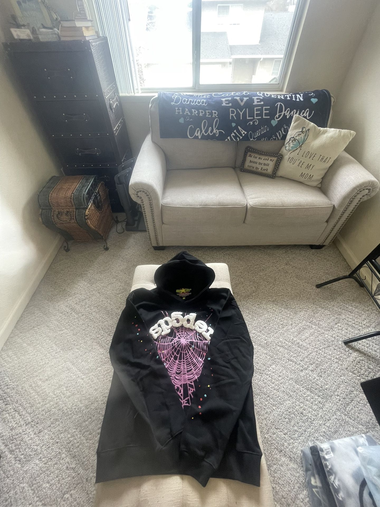 Sp5der Hoodie Puff Print