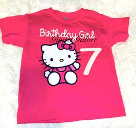 Hello Kitty birthday shirt 