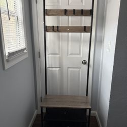 Coat Rack W/ Shoe Storage