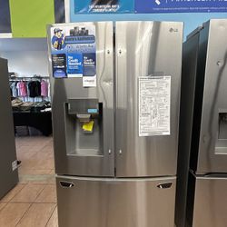 LG 28 Cu Ft 3 Door French Door Refrigerator