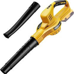 Cordless Leaf Blower for DeWalt 20v Batteries, Electric Leaf Blower Cordless with 2 Speed Mode for Lawn, Patio, Garden Cleaning, Blowing Leaves and Sn