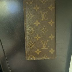 Louis Vuitton Long Wallet Brown Made Un The U.S.A