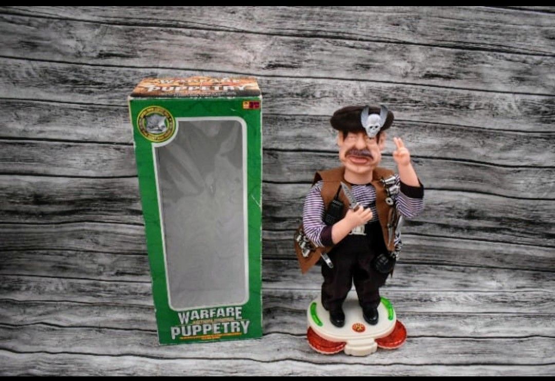 Extremely Rare Warfare Puppetry Dancing Saddam Hussein Doll