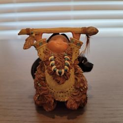 Friends of the Feather BEARS GREAT WISDOM Indian with Black Bear Figurine 