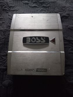 Boss Mono Block Amplifier 1500