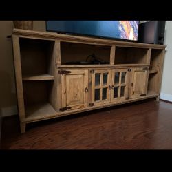 Large Wooden TV Stand