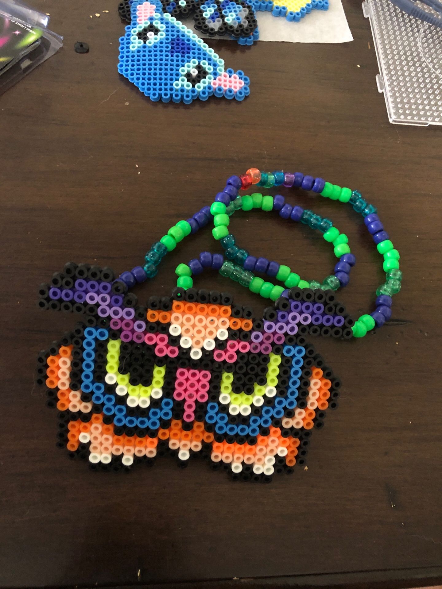 LED perler beads pacifiers Kandi bracelet