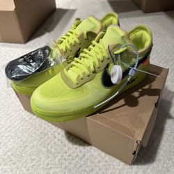 Size 10 - Nike Off-White x Air Force 1 Low Volt Brand new Men’s Size 10 Trade For Pokemon Cards