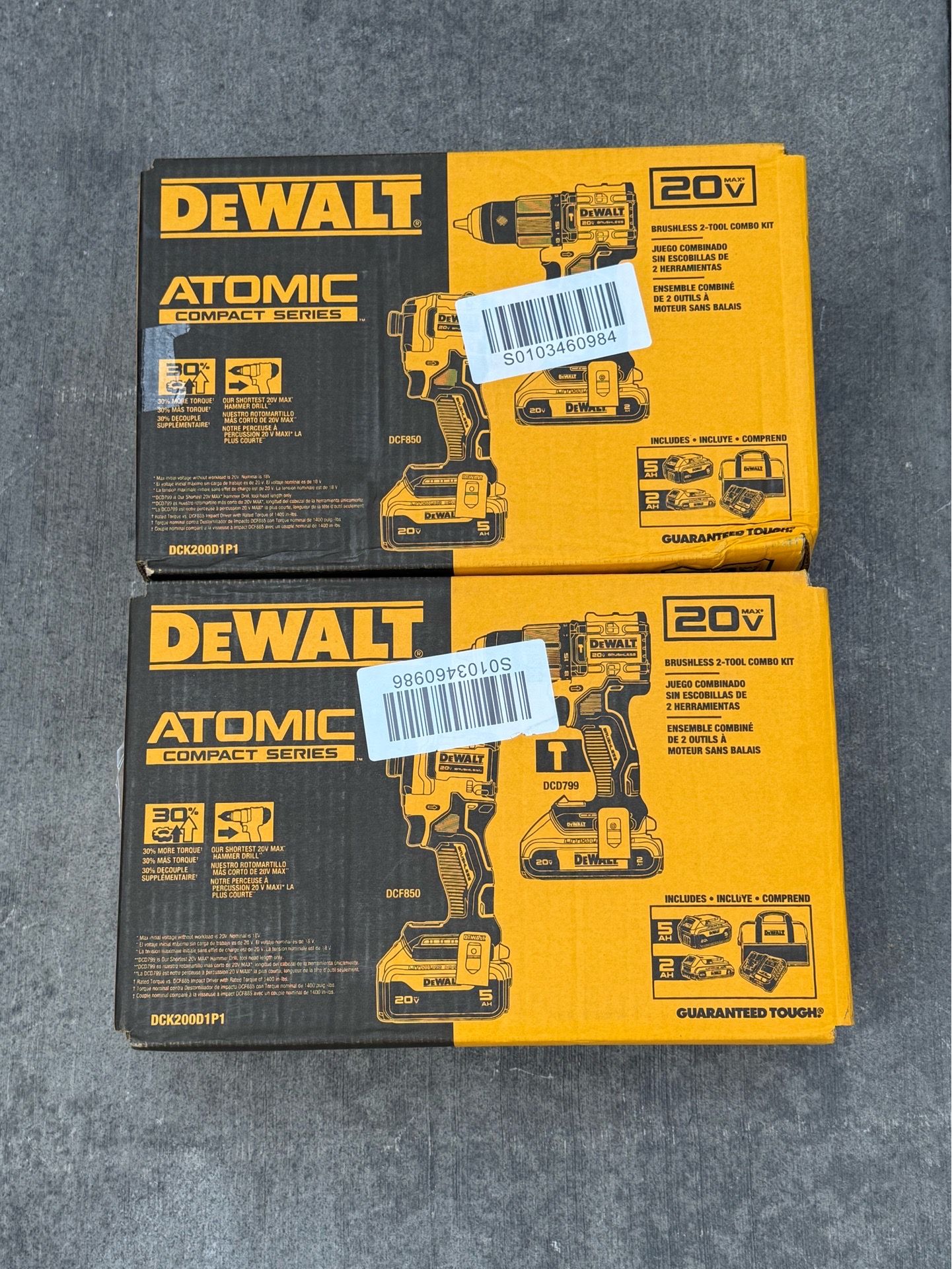 Impact & Hammer Drill 20V Battery & Charger Dewalt