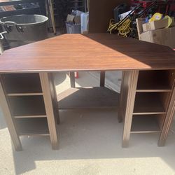 Ikea brown wooden desk