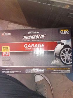 Epoxy shield garage floor kit