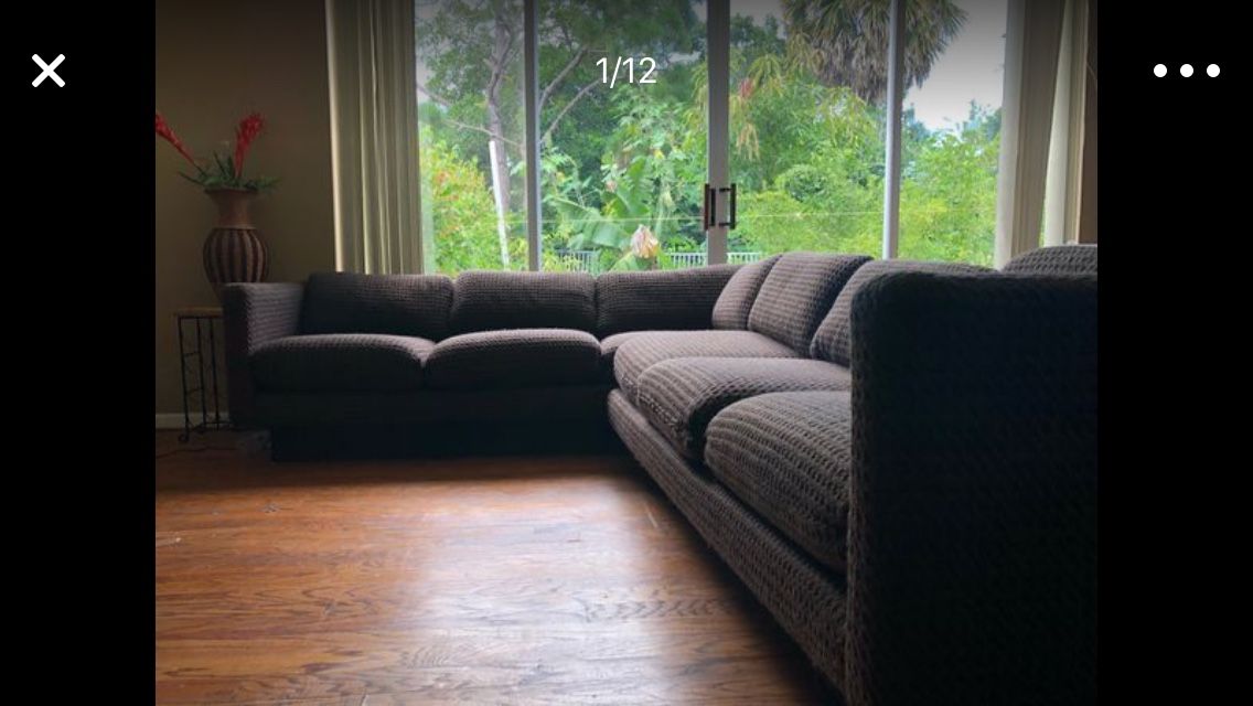 Sectional couch by Forecast Furniture