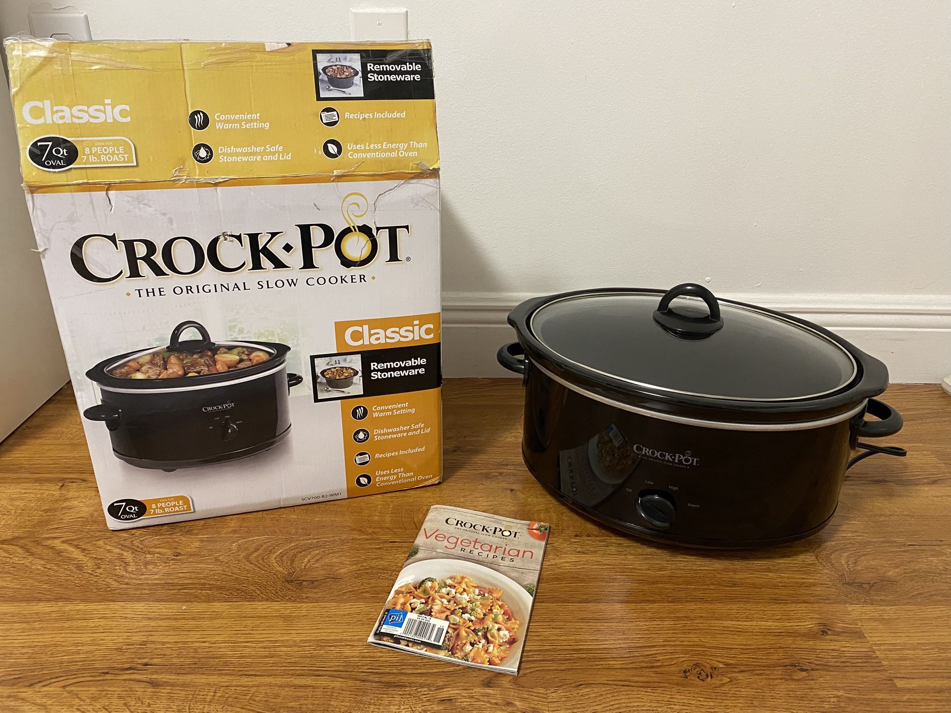 Crock-Pot Classic Slow Cooker - 7 Qt (Model SCV700-B2-WM1)