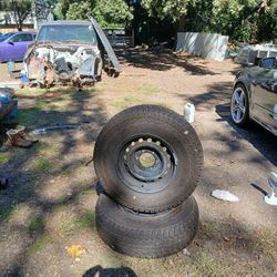 Tires A ND 6 Lug Rims Off Toyota They Were Only On For A Week