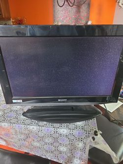 Sharp cd player and rgb vintage tv.