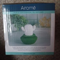 ✅ Airome Porcelain Essential Oil Diffuser Aromatherapy Cactus