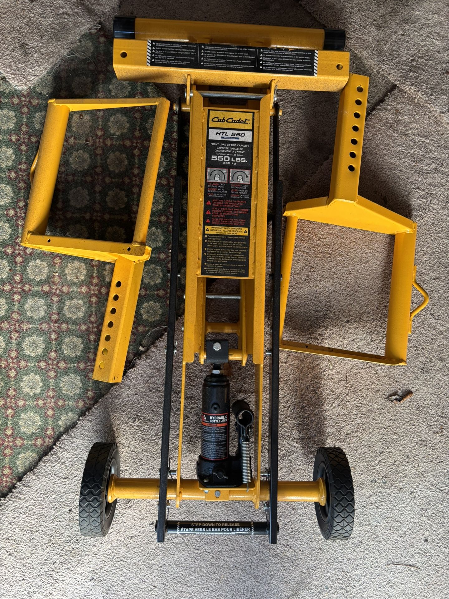 Cub Cadet HTL 550 Mower Lift