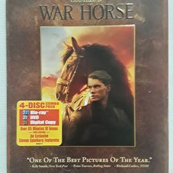 War Horse By Steven Spielberg,  NEW BLU-RAY, DVD and DIGITAL