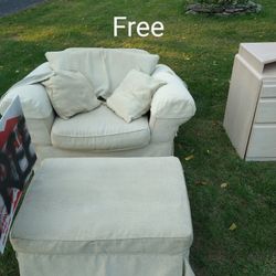 Oversized Chair & Ottoman