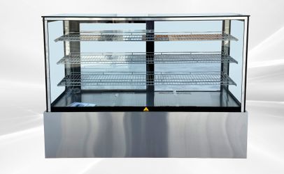 NSF 72 Ins Stainless steel Hot Show Case HW-571