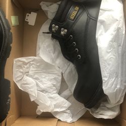Steel Toe Boots .