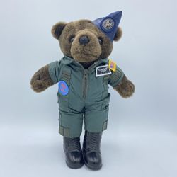 Bear Force of America US Air Force Teddy Bear Plush Toys 10’’ Green USAF