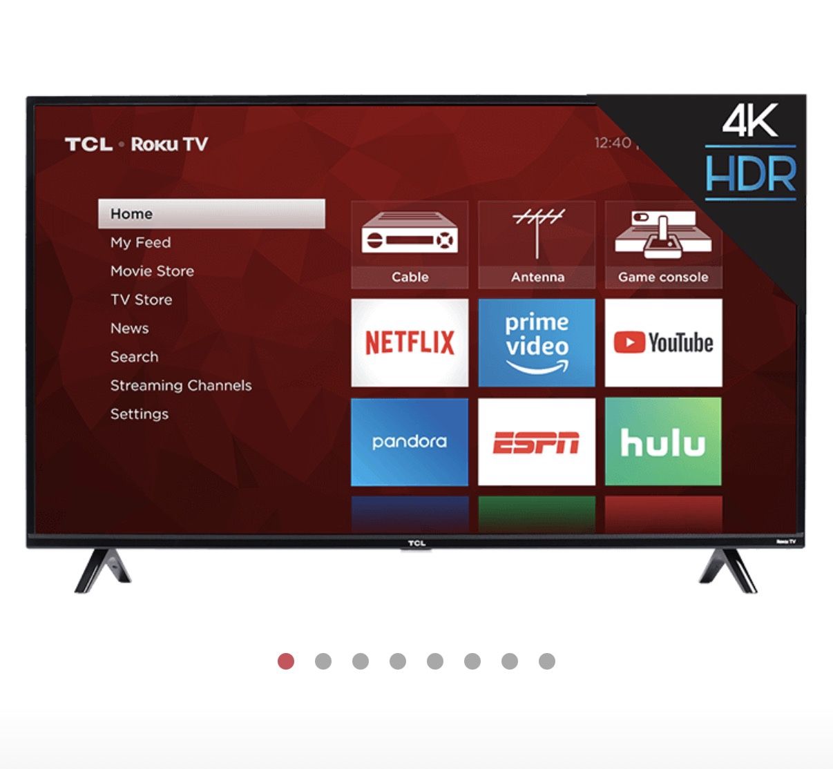 TLC 50” Roku 4K UHD Smart TV