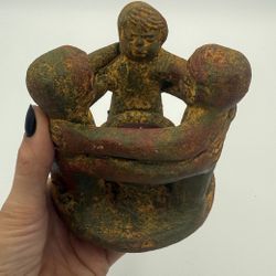 Circle of Friends Clay Sculpture Candle