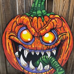 Halloween Yard Wood Decor