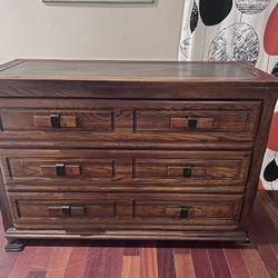 Solid Wood Dresser By Bassett