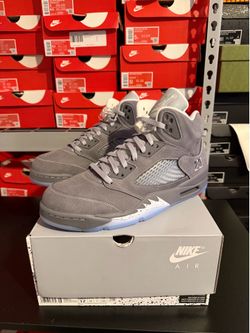Air Jordan 5 Wolf Grey Men Size 12