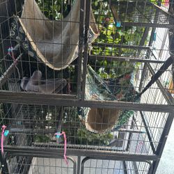 3 Tier Cat Cage With Locking Doors