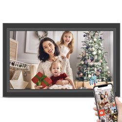 FRAMEO Digital Picture Frame IPS Touch Screen HD Disply Videos 15.6inch, App