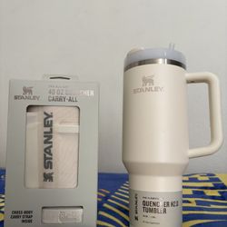 STANLEY Quencher H2.0 Tumbler 40 OZ (BRAND NEW) plus The All Day Cross-Body Carry Strap