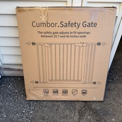 Brand New. Cumbor Safety Gate 29.7”-46”