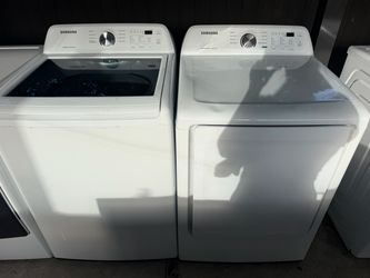 Samsung Top Load Washer and Dryer Set