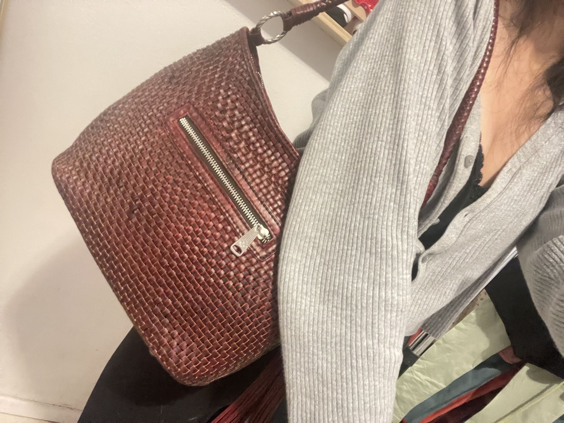 Patricia nash marcelli woven leather hobo new arrivals