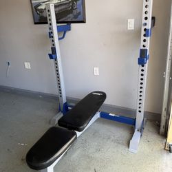 Fitness Gear Pro OB-600 Bench Press & Squat Rack