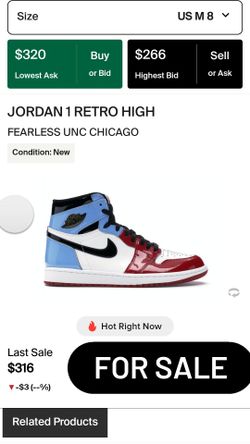 UNC Jordan 1