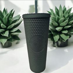 Dark Green Starbucks Cup