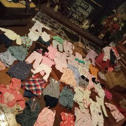 Size 6-9months Baby Girls Lot Over 50 Items