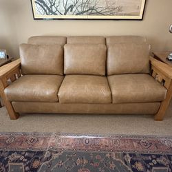 Sofa  Wooden Leather