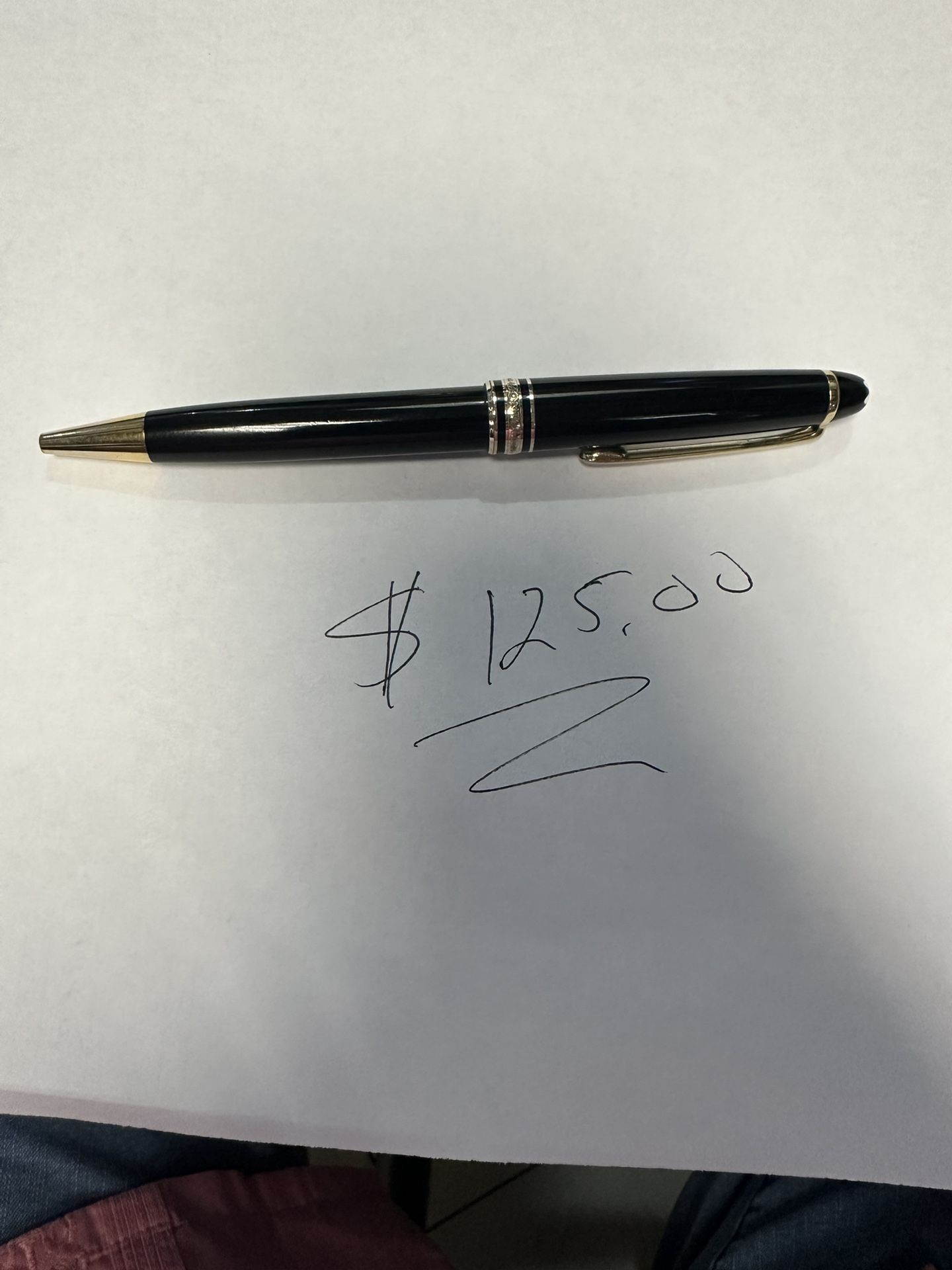 Monte Blanc Pen, New Black Gel Fine Ink