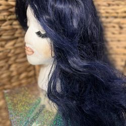 Indigo Blue Wig