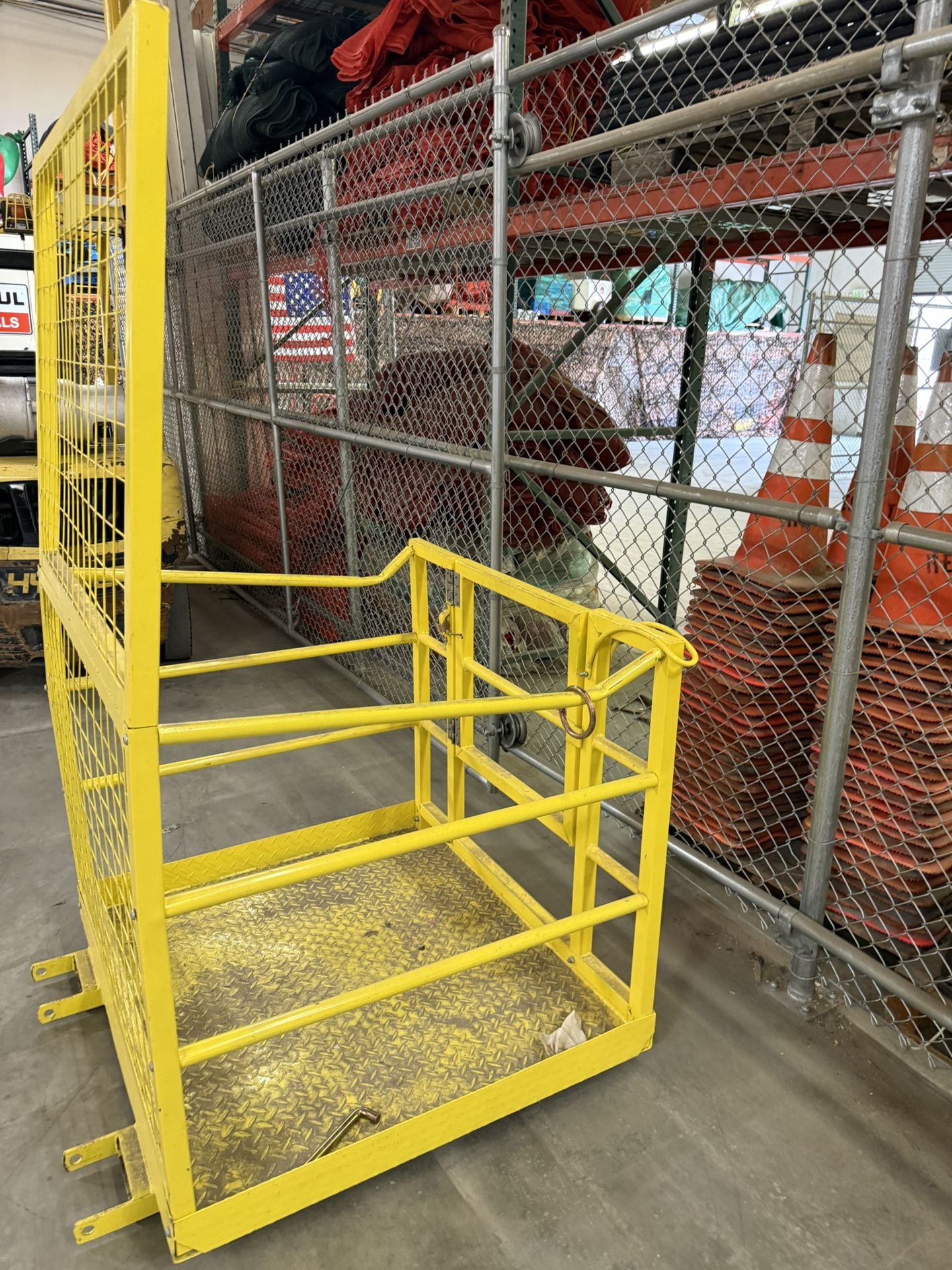 Man Lift Cage For Forklift Firm