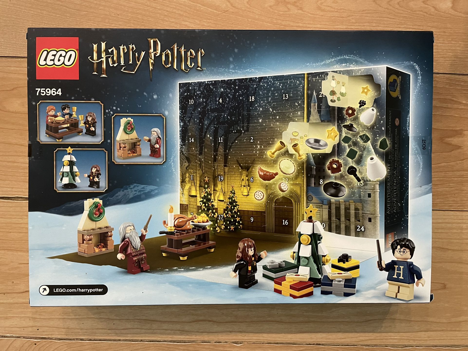 Harry Potter Lego Advent Calendar  New Unopened Box