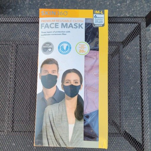 Face Mask 6pcs Inside New $1