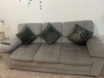 3 piece grey sofa set